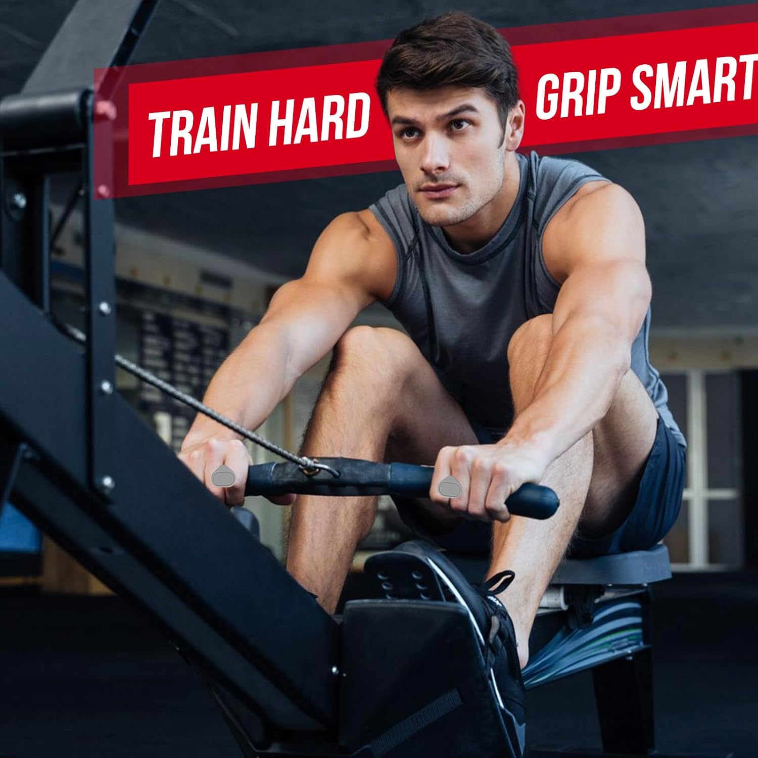 Gym Grip for Men Women, Gym Hand Grips, anti Slip Workout Grips, Gym Gloves Mens Training and Exercise for Weight Lifting Pull Ups Deadlifts, Hand Palm Protector Accessories
